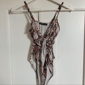 Nasty Gal Tops - Nasty Gal Animal Print One Piece Nasty Gal Tops - Nasty Gal Animal Print One Piece